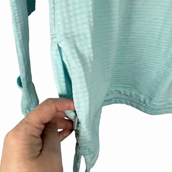 Nike Running Womens Therma Sphere Element Half-Zip Shirt Long Sleeve Blue Size S - Picture 6 of 13